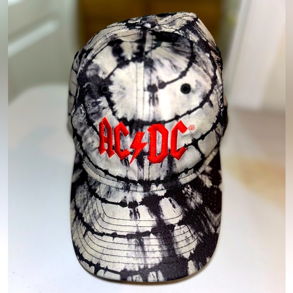 AC/DC | Accessories | Acdc Tie Dye Ball Cap Embroidered Logo Unisex ...